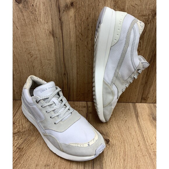 Cole Haan Shoes - Cole Haan GrandPro Downtown W22935 Women'sCream Leather Sneaker Shoes Size 10 B
